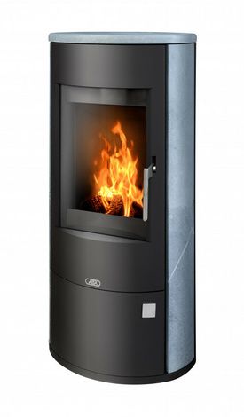 Печь-камин ABX Aspen 7, черная сталь, тальк с верхней плитой в Домодедово